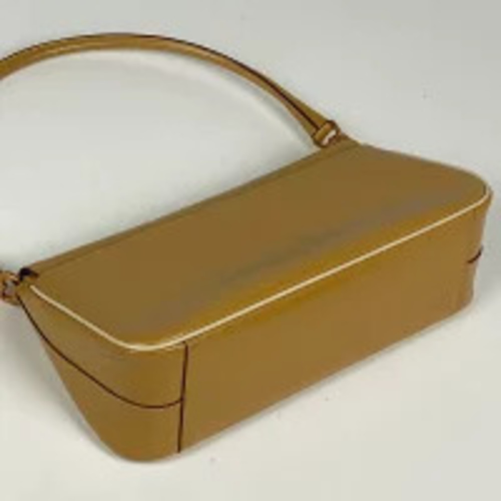 Prada Handbag Hobo Shoulder Leather Bag Brown